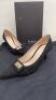 Paule KA Black Court Shoes, Size 39.Comes with Shoe Bag. RRP £365.00 - 2
