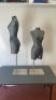 Set of 5 Sieqel Stockman Haute Couture Female Torso Mannequin on Adjustable Height Metal Base. - 6