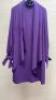 Paule Ka Amethyste Dress with Bow & Scarf Detail, Size 38. Comes with Hanger & Dress Cover Carrier. RRP £ 440.00