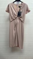 Paule KA Nude Button Detail Dress, Size 40. Comes with Hanger & Dress Cover Carrier. RRP £585.00