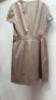 Paule Ka Beige Cotton Gabardine Dress with Lace up Neckline, Size 44. Comes with Hanger & Dress Cover Carrier. RRP £530.00 - 3