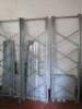 4 x Bays of Modular Industrial Galvanised Steel Light Weight Clip-Fit Racking to Include: 8 x Uprights H200cm x W62cm, 19 x Cross Beams W120cm, 20 x Cross Beams W115cm, 30 x Small Metal Shelves 60cm & 10 x Large Metal Shelves 90cm. - 7