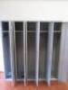 5 x Elite Personnel Lockers with Keys. Size H178cm x W30cm x D46cm. - 4