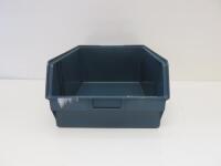 60 x Petrol Blue Storage Bins, Art 105. Size H18cm x H30cm x D47cm.