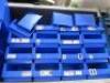 44 x Stapelkasten, Blue Plastic Bins, PK2. Size H20cm x W31cm x D50cm. - 2