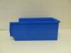 44 x Stapelkasten, Blue Plastic Bins, PK2. Size H20cm x W31cm x D50cm. - 4