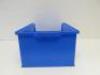 20 x Bito Lagertechnik, Blue 7.5L Plastic Bins. Size H15cm x W21cm x D35cm. - 4