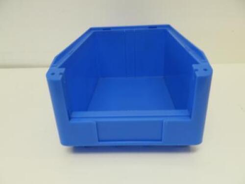 20 x Bito Lagertechnik, Blue 7.5L Plastic Bins. Size H15cm x W21cm x D35cm.