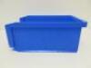 20 x Bito Lagertechnik, Blue 7.5L Plastic Bins. Size H15cm x W21cm x D35cm. - 6