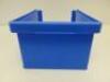 20 x Bito Lagertechnik, Blue 7.5L Plastic Bins. Size H15cm x W21cm x D35cm. - 7