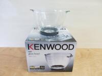 Boxed/New Kenwood Chef 4.6lt Glass Mixing Bowl, Model AT550.