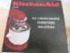 Boxed/New Kitchen Aid Ice Cream Maker Stand Mixer Attachment, Model 5KICA0WH - 3