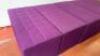 5 x Rectangular Padded Pouff, Upholstered in Purple Fabric. Size H45cm x W90cm x D45cm. Condition as Viewed/Pictured. - 2