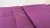 5 x Rectangular Padded Pouff, Upholstered in Purple Fabric. Size H45cm x W90cm x D45cm. Condition as Viewed/Pictured. - 4