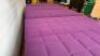5 x Rectangular Padded Pouff, Upholstered in Purple Fabric. Size H45cm x W90cm x D45cm. Condition as Viewed/Pictured. - 6