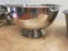 29 x Items of Commercial Catering Equipment to Include: 4 x Large Stainless Steel Mixing Bowls, 2 x LT (France) Sieves, 1 x Small Sieve, 9 x Assorted Sized Metal Conical Sieves 3 x Large Ladles & 10 Whisks. - 9