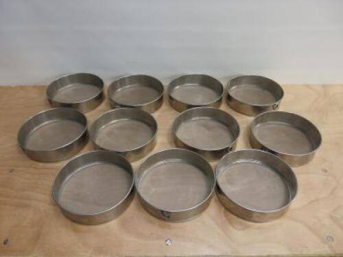 11 x Stainless Steel Flour Sieve.