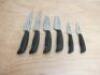 Set of 6 Zyliss Chef Control Knives to Include: 2 x 11.5cm Paring Knife, 2 x 20cm Carving Knife & 2 x 12cm Santoku Knife. RRP £128. NOTE: Over 18yrs Only Proof of Age Required.