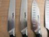 Set of 6 Zyliss Chef Control Knives to Include: 2 x 11.5cm Paring Knife, 2 x 20cm Carving Knife & 2 x 12cm Santoku Knife. RRP £128. NOTE: Over 18yrs Only Proof of Age Required. - 5