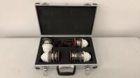 Set of 4 Iron Glass Cinemod Lens Kit in Carry Case to Include: 1 x Mir 1-B 37mm F2.8, 1 x Helios-44 58mm F2, 1 x Jupiter 85mm f2.8 & 1 x Tair 135mm f2.8/Min 1.2m 