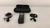 Sony Digital Voice Recorder with Built In USB, Model ICD-PX440, S/N 1714462. Comes with 2 Microphones & Carry Case.