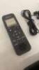 Sony Digital Voice Recorder with Built In USB, Model ICD-PX370, S/N 1714462. Comes with 2 Microphones & Carry Case. - 2