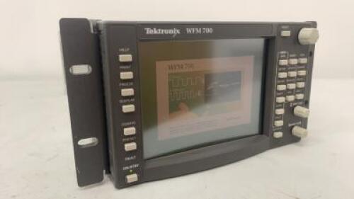 Tektronix WFM 700M, Half Rack Width Case, WFM 7DG AES & WFM 7M SDI Pix Mon Cards.