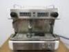 Conti Espresso Compact Traditional Barista 2 Grp Coffee Machine, Model CC100, Serial Number 138453, In White & Stainless Steel. NOTE: damage to front facia as pictured & missing 1 x portafilter. - 4