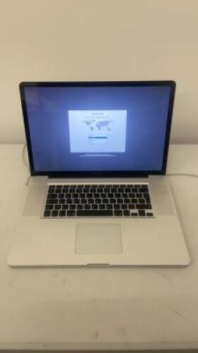 Apple 17" MacBook Pro, Model A1927. Running OS X El Capitan, Intel Core i7, 2.GHz, 16GB RAM, 500GB SS Sata Drive, 750GB HDD, Graphics AMD Radeon HD 6750M 1024MB. Comes with Power Supply.