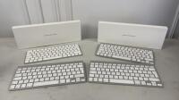 4 x Apple Wireless Keyboards to Include: 3 x A1314 & 1 x A1644.