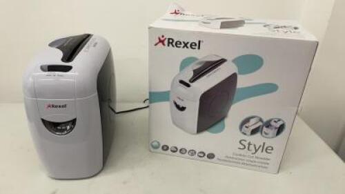 Rexell Style Confetti Cut Shredder in Original Box.