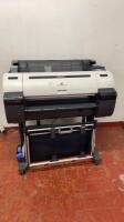 Canon image PROGRAF Large Format Color Printer, Model Ipf670, S/n 11416, Total Print Area 750M Sq. Comes with Fold Out Paper Tray & Manual.