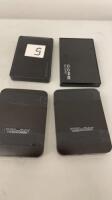 4 x Portable Hard Disc Drives to Include: 2 x 750GB, 1 x 500GB & 1 x 120GB