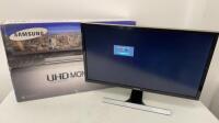 Samsung 28" Ultra High Definition 4k Color Display Unit, Model LU28E590DS/EN. Comes with Power Supply & Original Box.