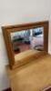 Devarcraft Country Pine Furniture Mirror, Size 61cm x 77cm. - 2