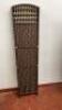 Pair of Woven 5 Sectioned Fold Out Room Dividers, Size H 170cm (Approx. 200cm width). - 4