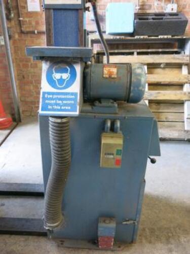 AJH Belt Linishing Machine, S/n 006790, 3 Phase, Belt Size 915 X 100.