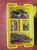 Stanley Pro Mobile Tool Chest with Assorted Tools to Include: Metal Files, Saws, Spanners, Mole Grips, Bolt Crops, Ratchet, Drill Bits, Screws etc (As Viewed/Pictured). - 11