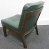 Pair of Neri & Hu Designed Lounge Chairs, Manufactured In Portugal by De-La-Espada. Black Stained Walnut Frame and Upholstered in Green Leather. Size H70cm. RRP £4400.00 - 6