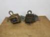 Pair of Yale Lift 360 1/2 Ton Chain Hoist with Chains. - 5