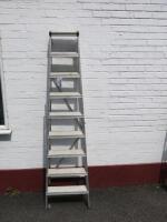 Youngman 8 Tread Stepladder, Open Height 1.9m.