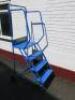 Mobile Safety Steps, Overall Height 1.9m, Platform Height 1.m, Capacity 150kg. - 4