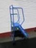 Mobile Safety Steps, Overall Height 1.9m, Platform Height 1.m, Capacity 150kg. - 5