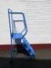 Mobile Safety Steps, Overall Height 1.9m, Platform Height 1.m, Capacity 150kg. - 2