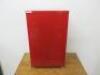Red Metal 6 Drawer Cabinet on Castors, Size H69cm x W28cm x D45cm. - 2
