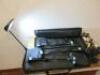 2 x Pairs of Led Exhibit Lights, Model LXS160 in Black. Comes with Clamps, Power Supplies & Carry Cases. - 5