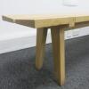 Steven Owens Designed Mason Bench in Whitened Oak, Manufactured by Benchmark. Size H43cm x D33cm x W200cm. RRP £945.00 - 3