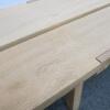 Steven Owens Designed Mason Bench in Whitened Oak, Manufactured by Benchmark. Size H43cm x D33cm x W200cm. RRP £945.00 - 4