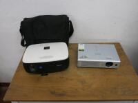 2 x Projectors to Include: 1 x Sony Data Projector, Model VPL-EX3. Comes with Soft Carry Case & 1 x Hitachi Multimedia LCD Projector, Model CP-RX60, Comes with Power Supplies. NOTE: unable to power up for spares or repair.