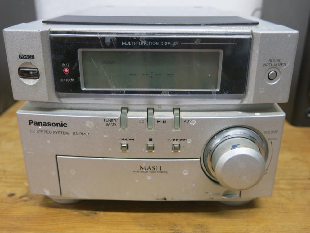 Panasonic SA-PM01 CD/ AM/FM Stereo System with Realistic